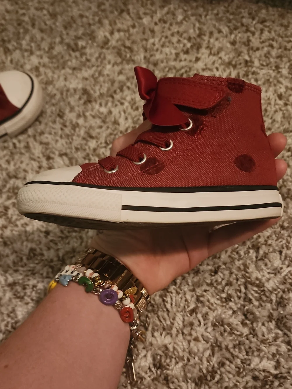 Converse High Top Shoes, Size 7 Toddler, Pre-owned But VGUC